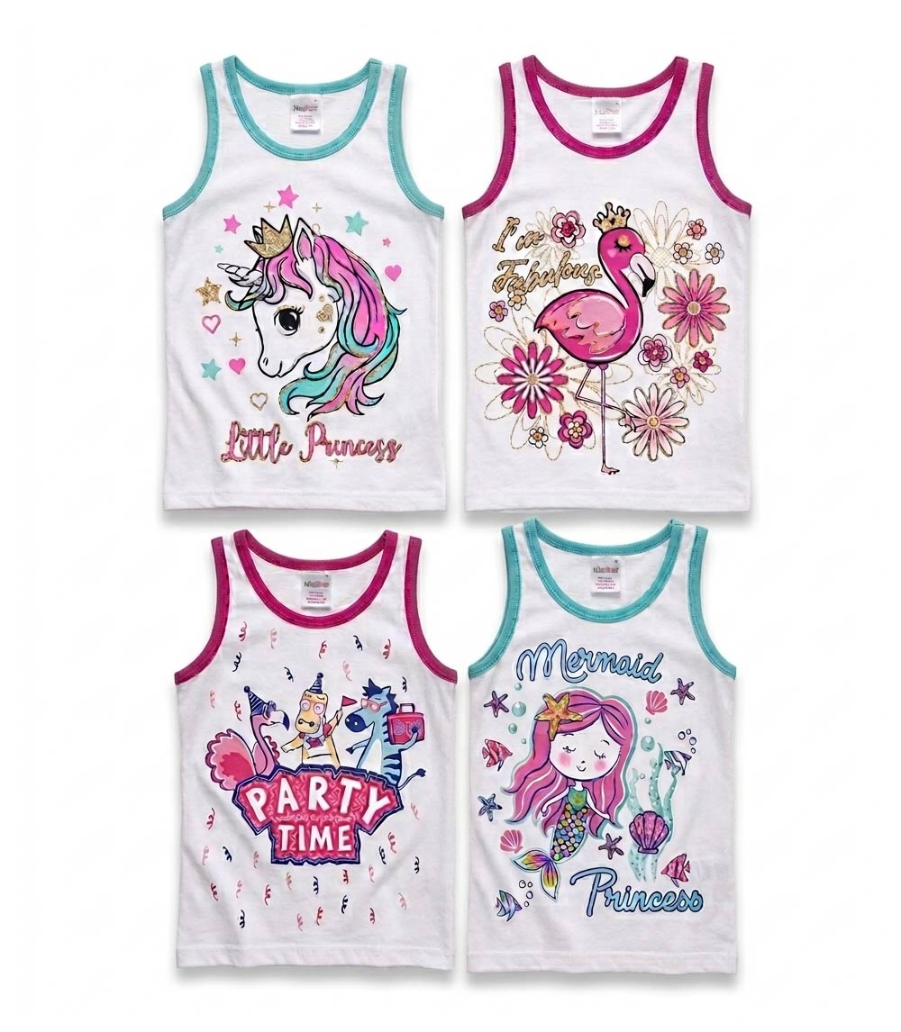 Tops de canastilla para niñas - Talla: 2T-4T MTHS (mínimo 4 DZ) - 0000902