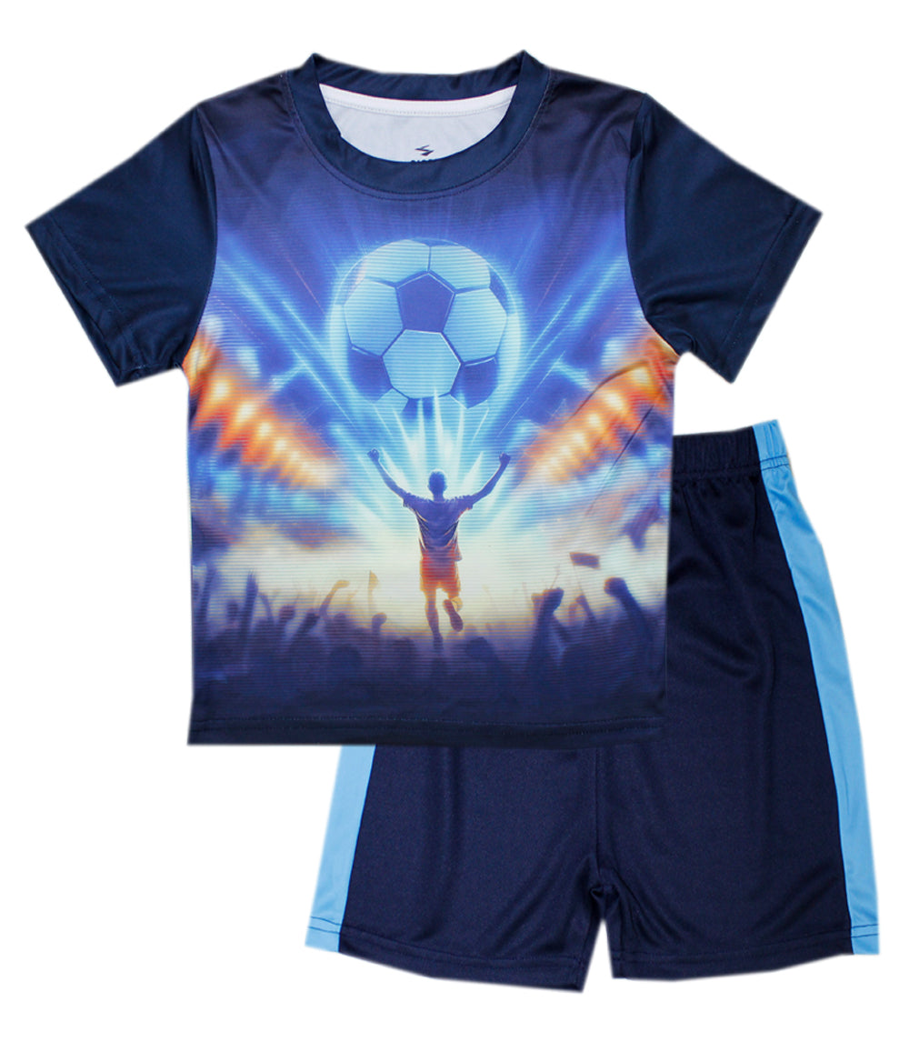 S1OPE Basketball Player Win Screen Top w Mesh Athletic Shorts-1353788