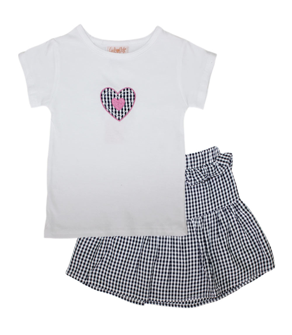 GIRLS PINK Knit Top with Woven Skirt Set - 2441702