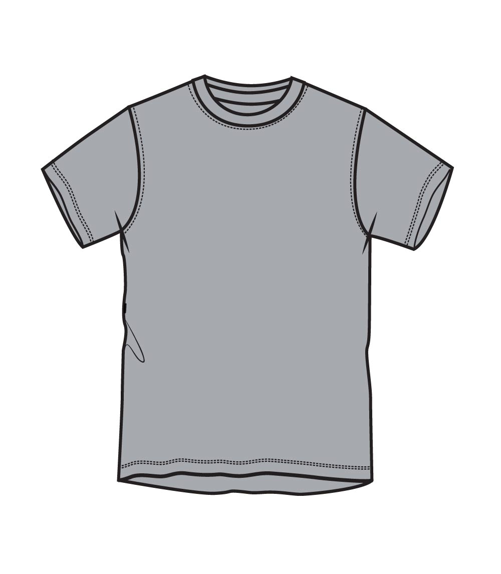 Camiseta de cuello redondo de alto rendimiento color azul marino - 7552109