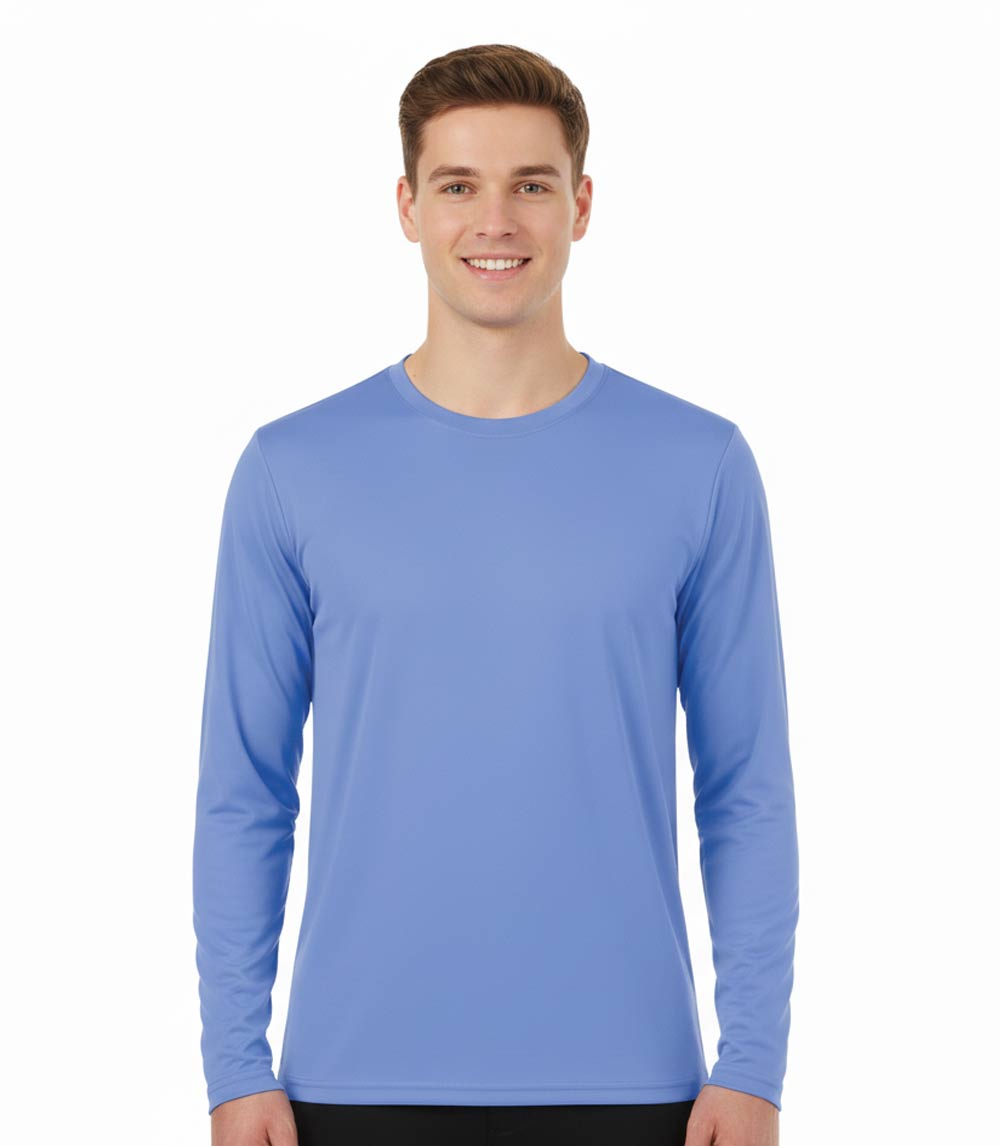 Performance L/S Crew Neck Caroline Blue - 7600309