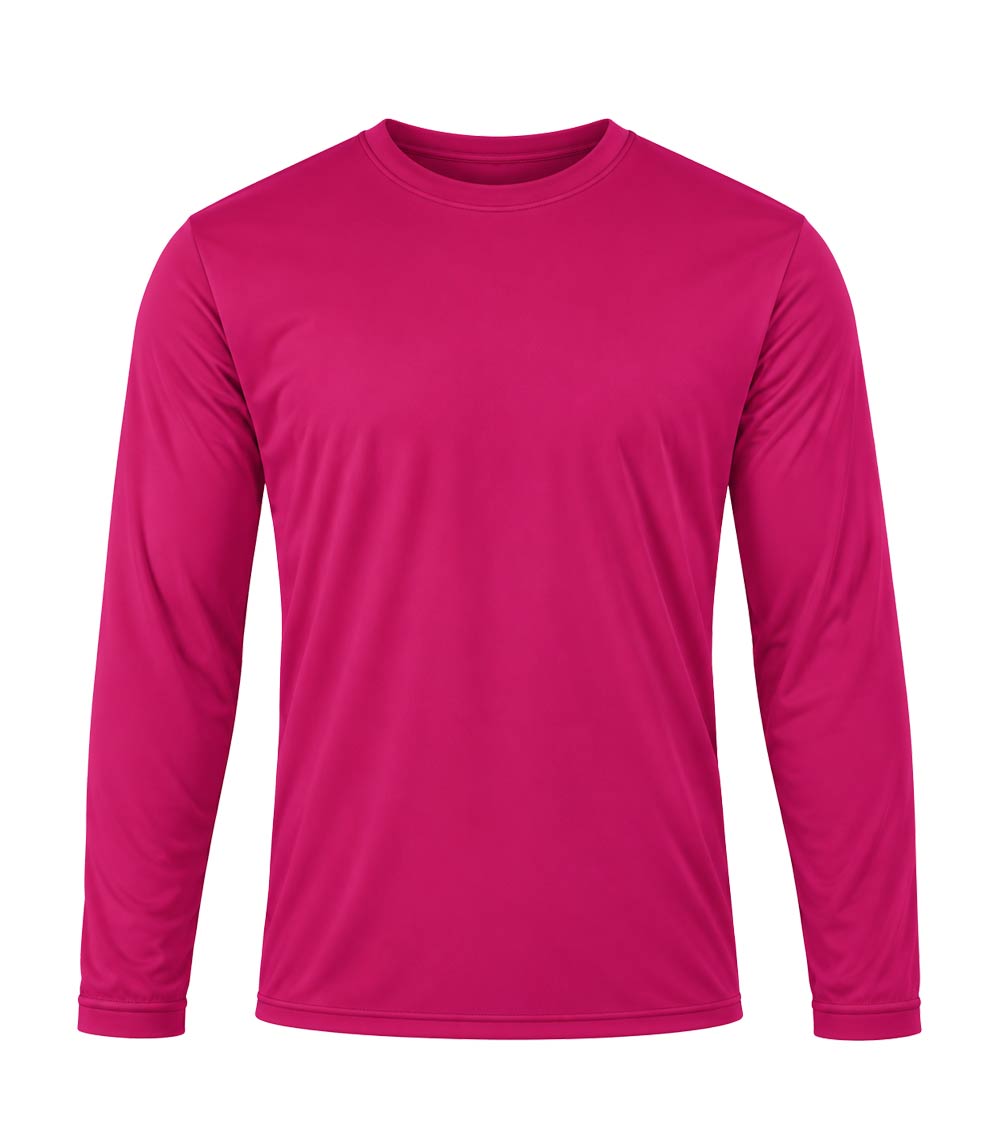 Performance L/S Crew Neck Cyber Pink Color - 7620209