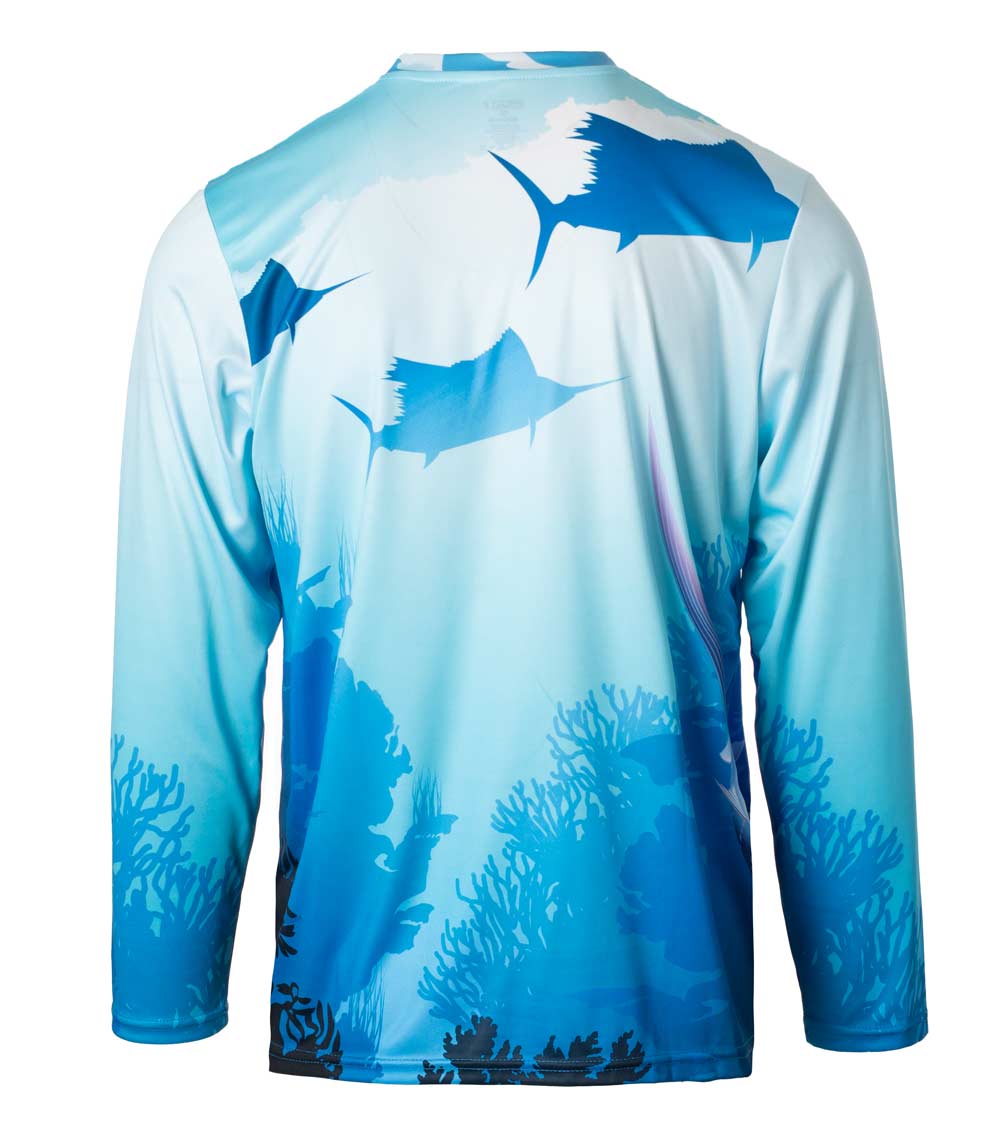 Boys Performance Top Marlin Fish Graphic-7631504