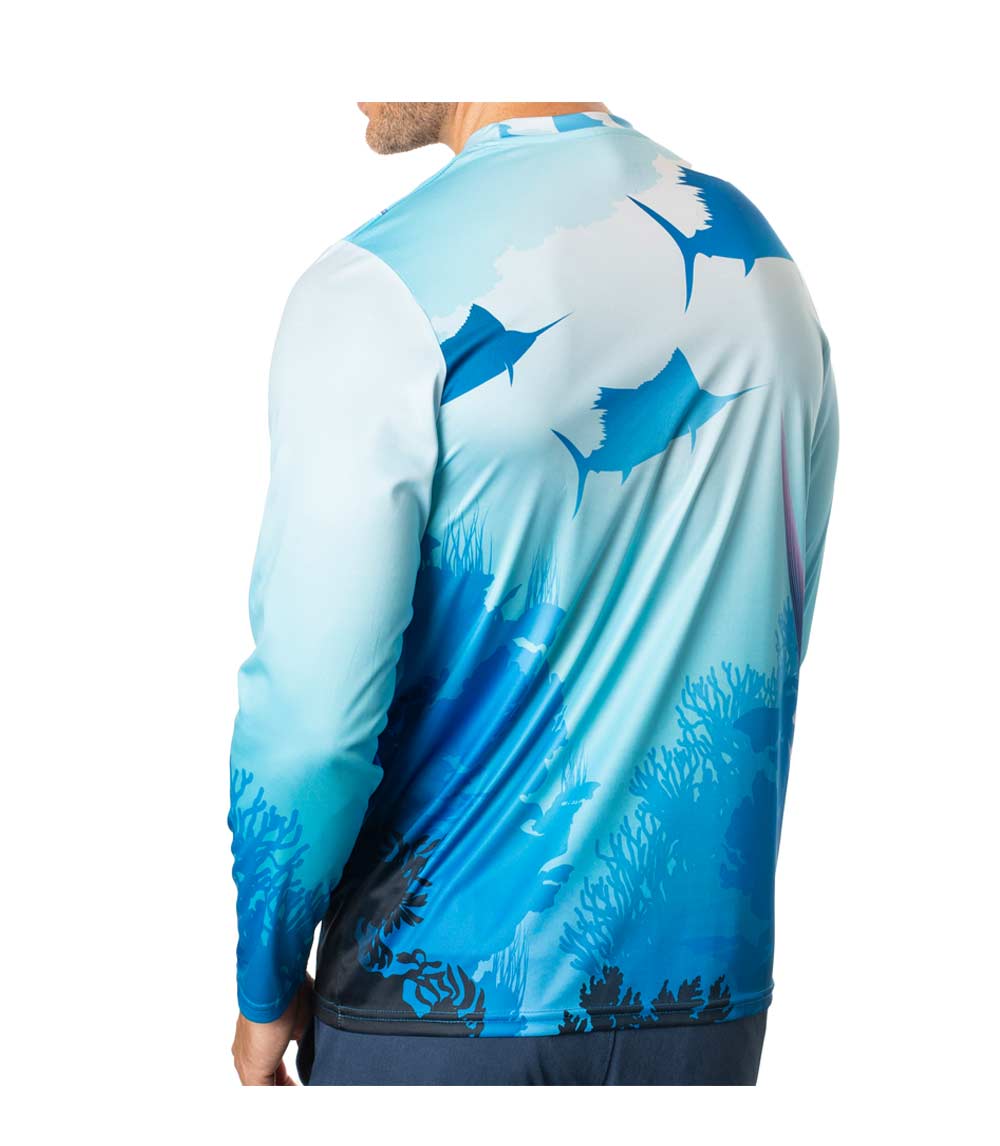 Men Performance L/S Fish Graphic-7631592 2XL