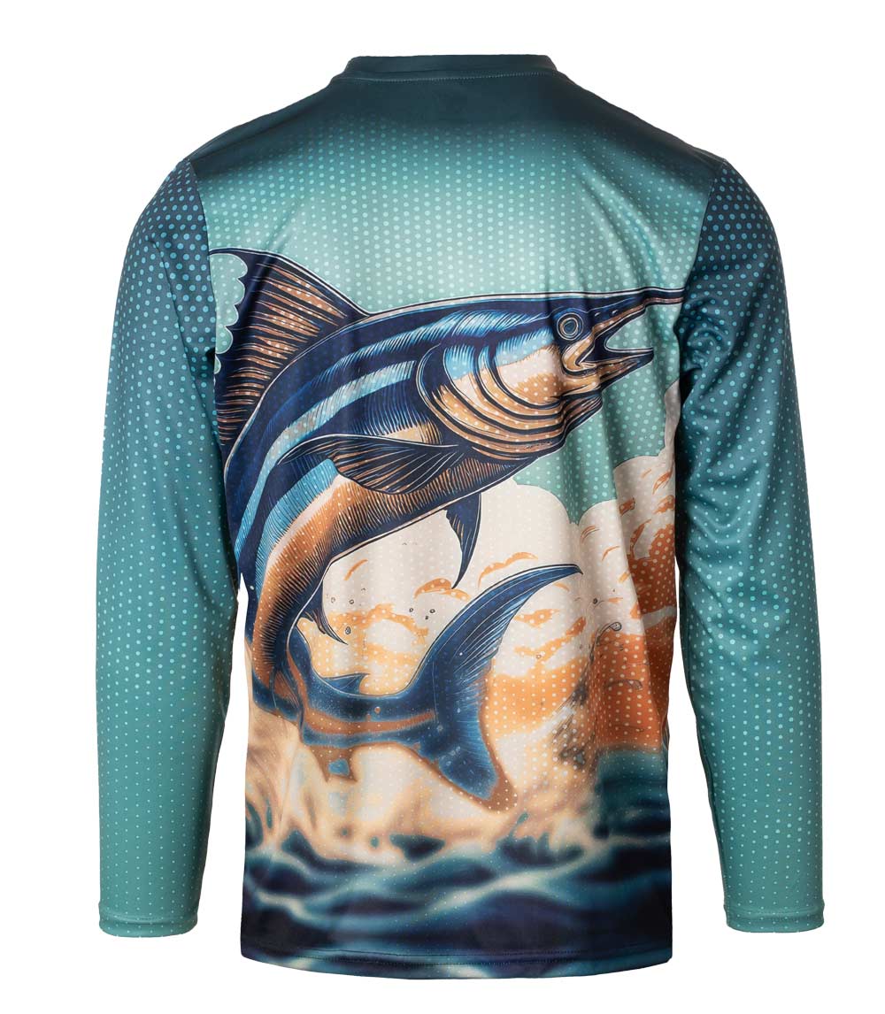 Boys Performance Top Marlin Fish Graphic-7665002