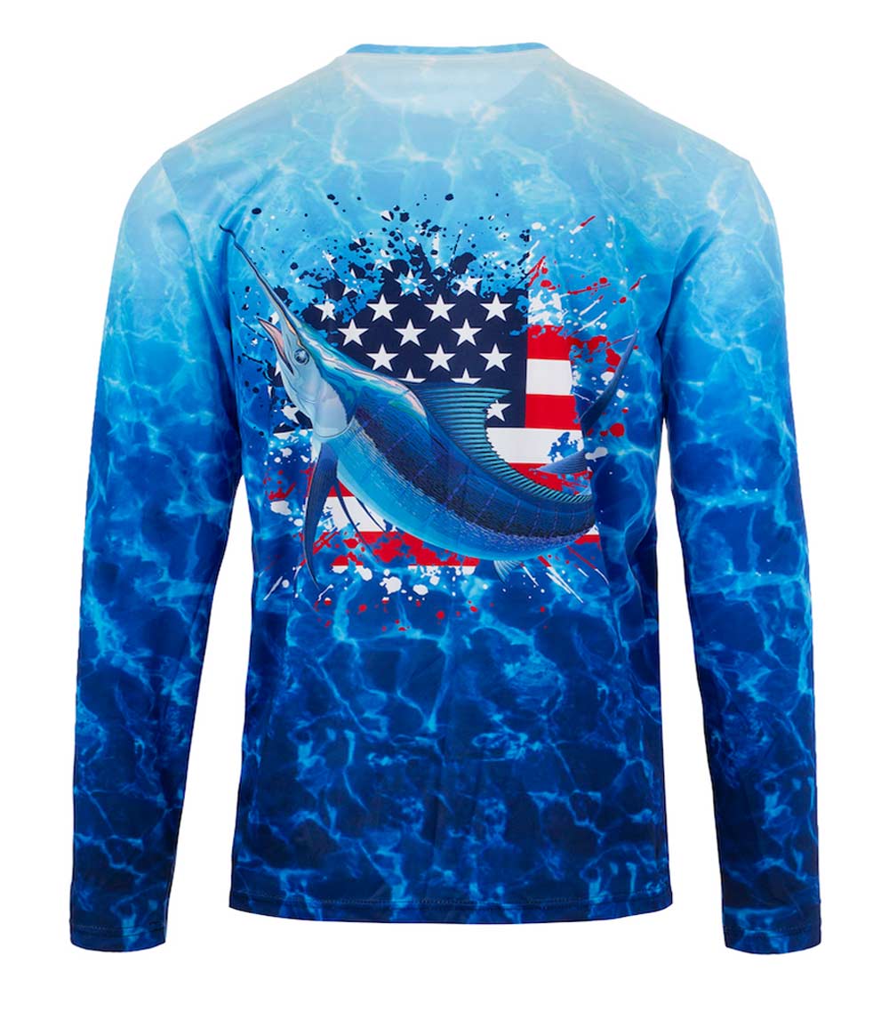 Boys Performance Top Marlin Fish Graphic-7672202