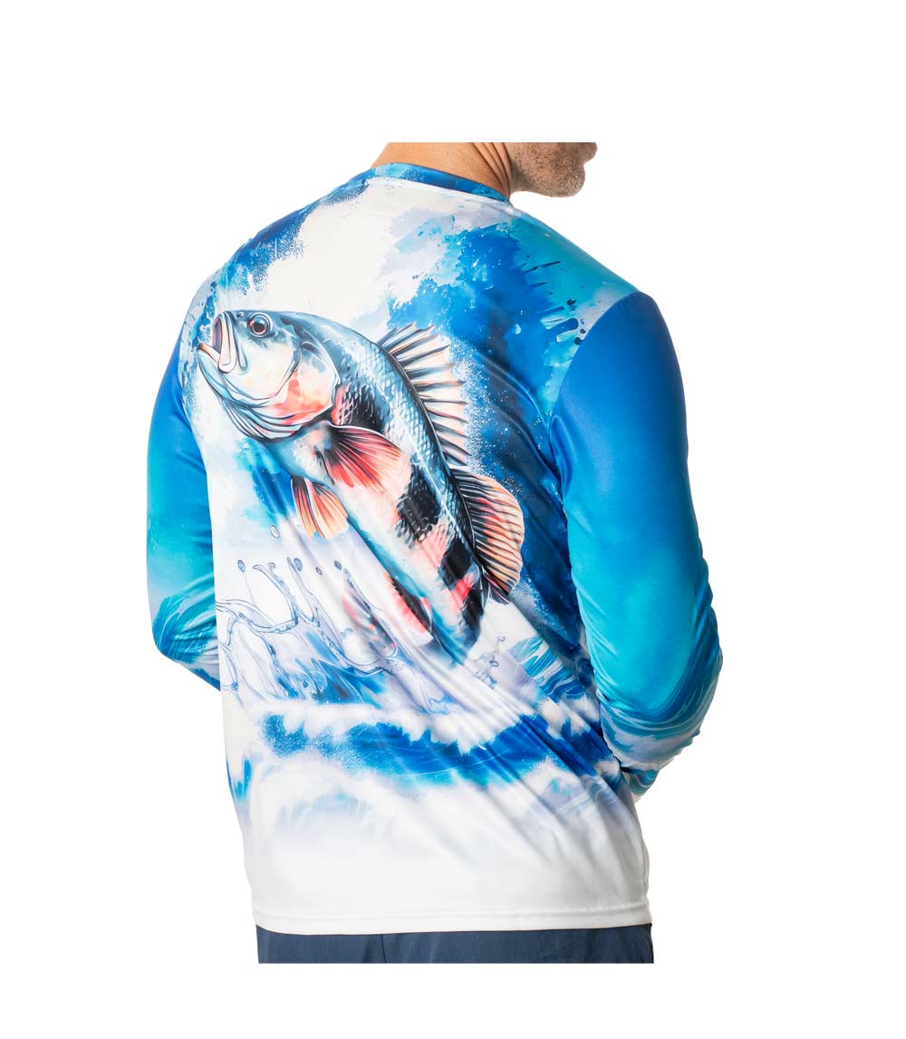 Men Performance Long Sleeve Fish Graphic-7688492 2XL
