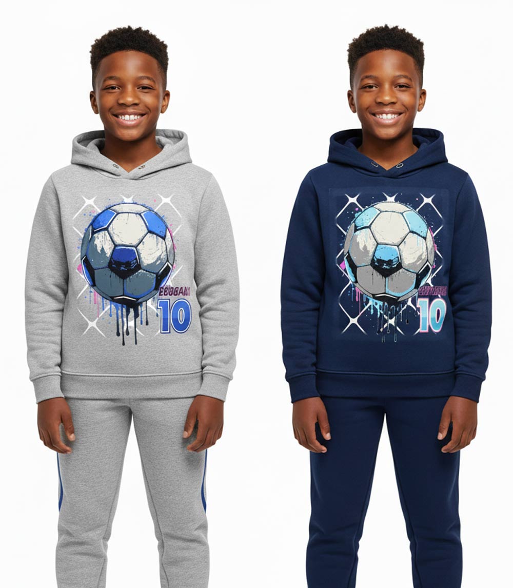 Little Boys 4-7 Basketball Drip Hoodie & Jogger Set – S1OPE Pullover (Style 8199004)