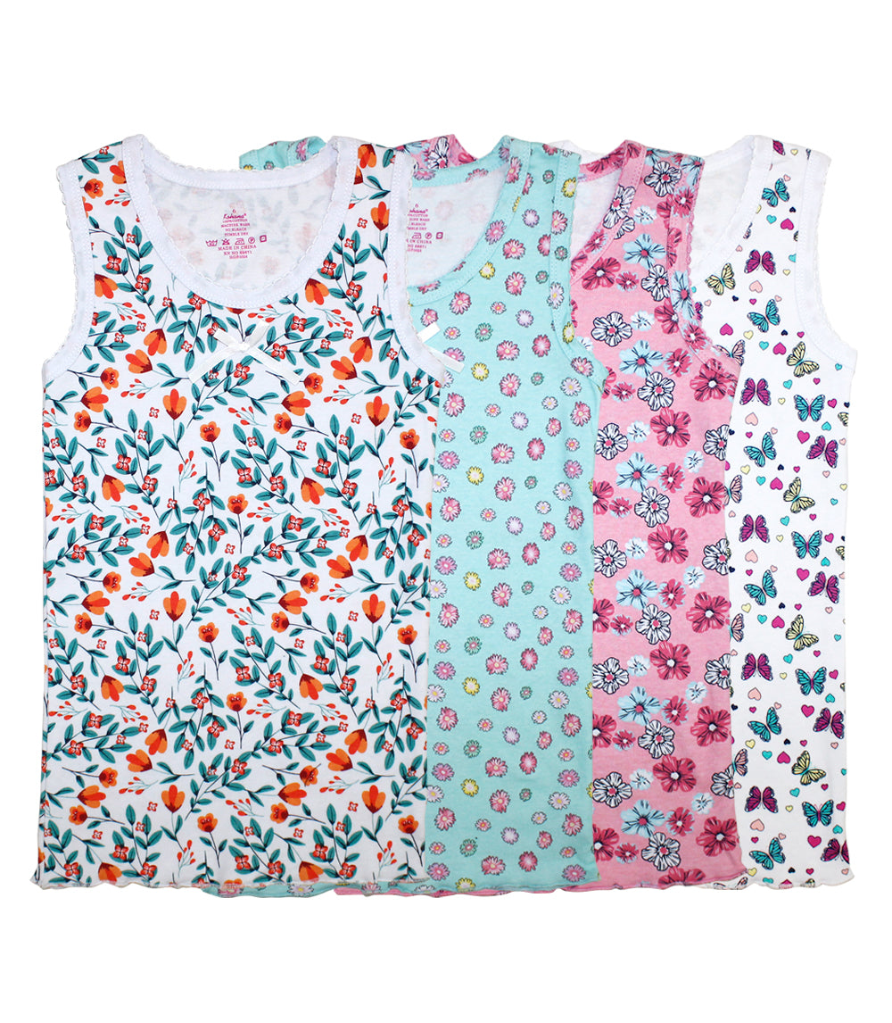 Camisetas de tirantes para niñas con estampados - Talla: 8-12 - 92023