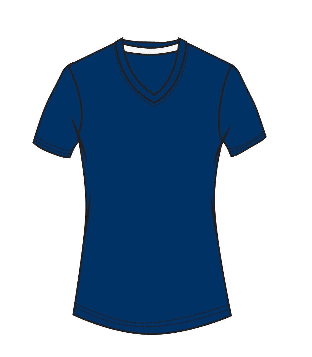 Polo deportivo de manga 3/4 para mujer, blanco - 9306909