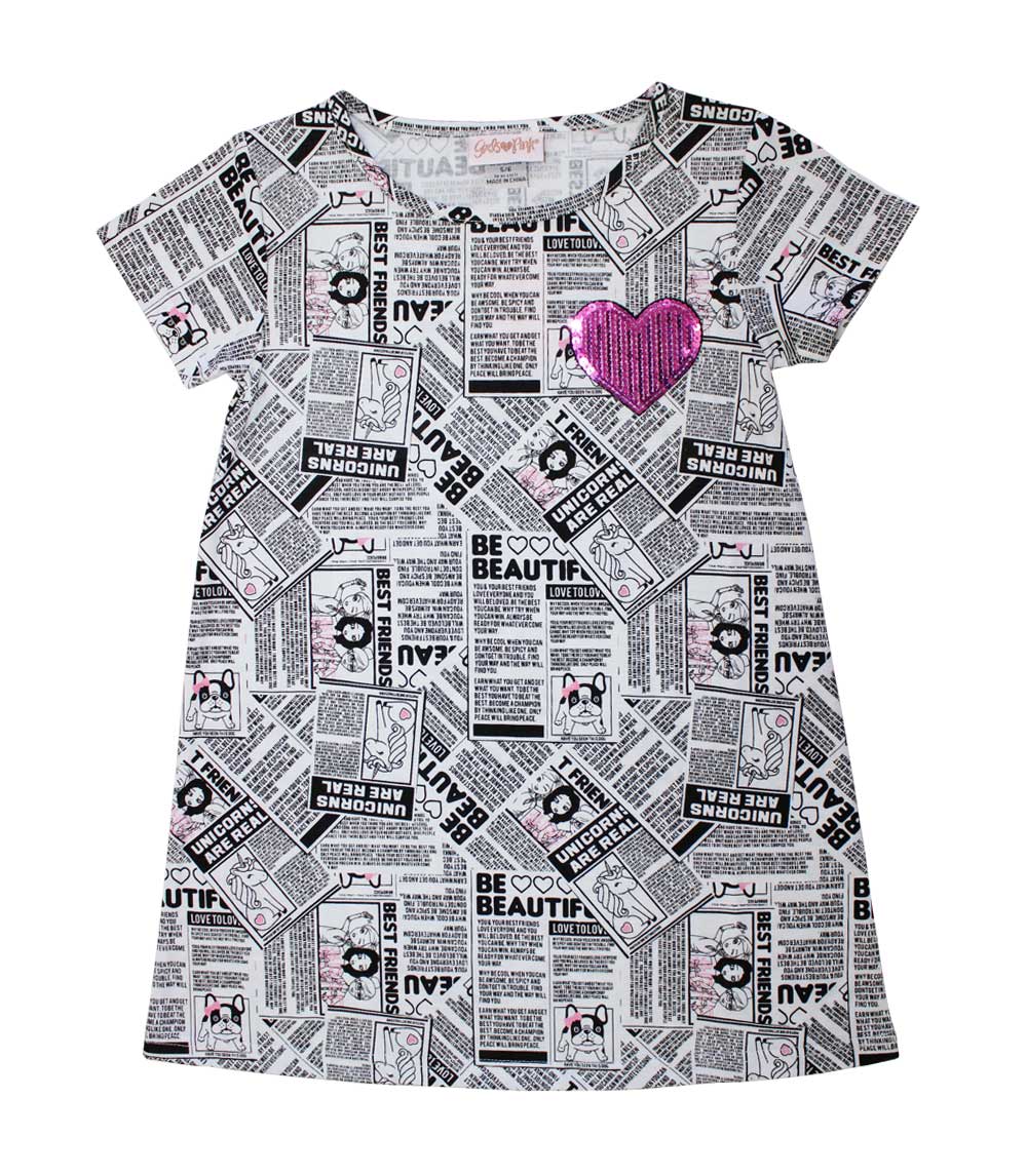 GIRLS PINK Vestido de cuello redondo para niña - 3204604