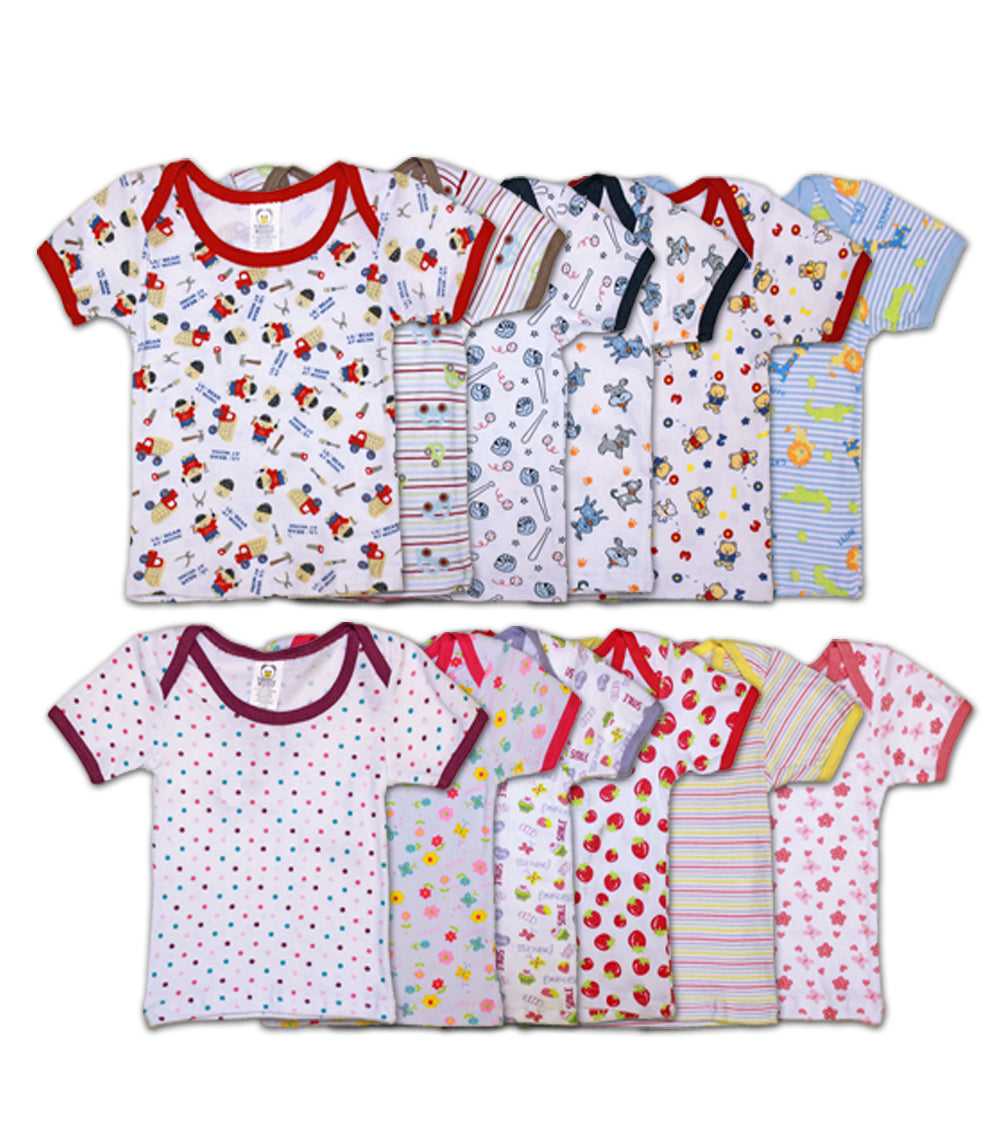TEDDY BOOM NB Printed Tops (6 Dz Minimum) - 5013 - Hemisphere Worldwide Sales Inc