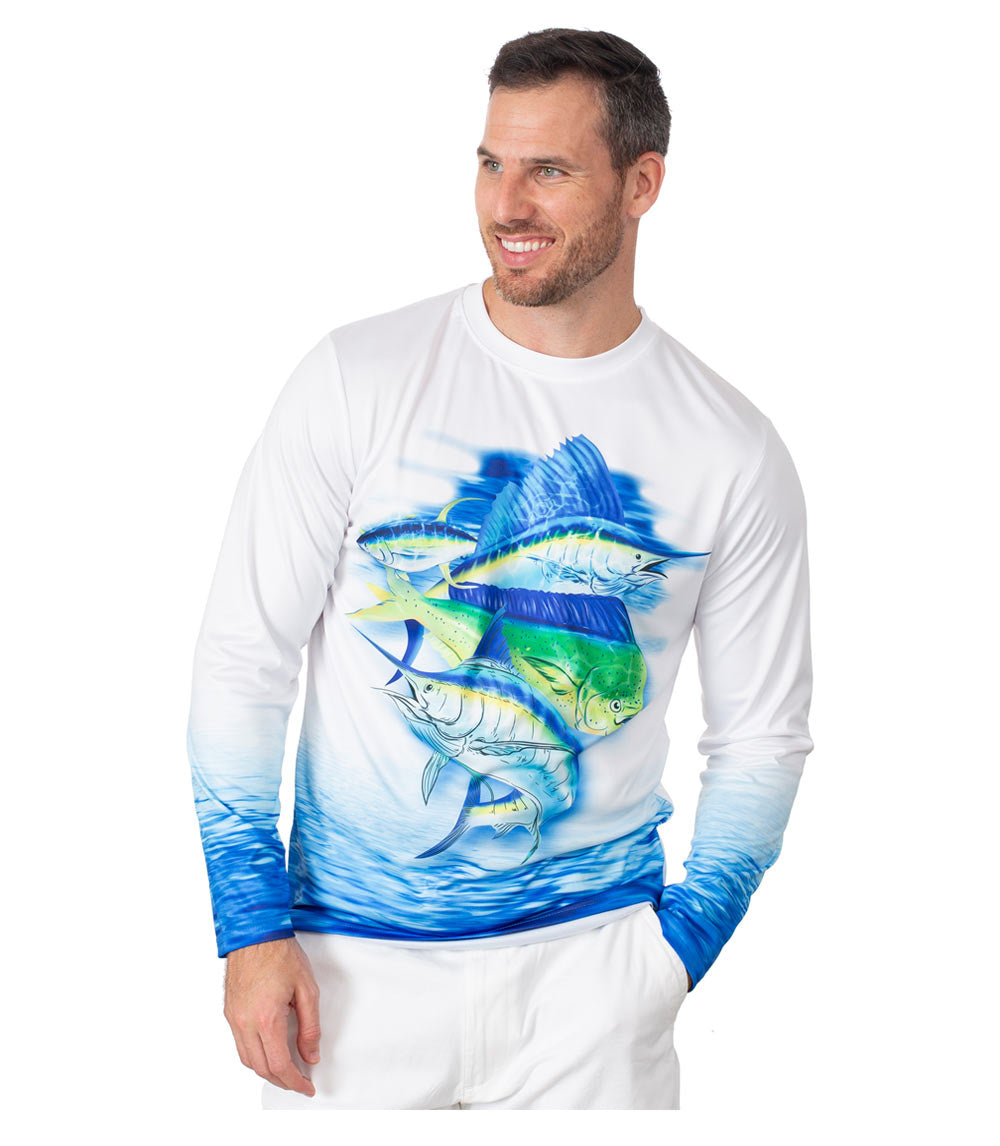BUY Men Performance Top Fish Graphic-7646309 Online From