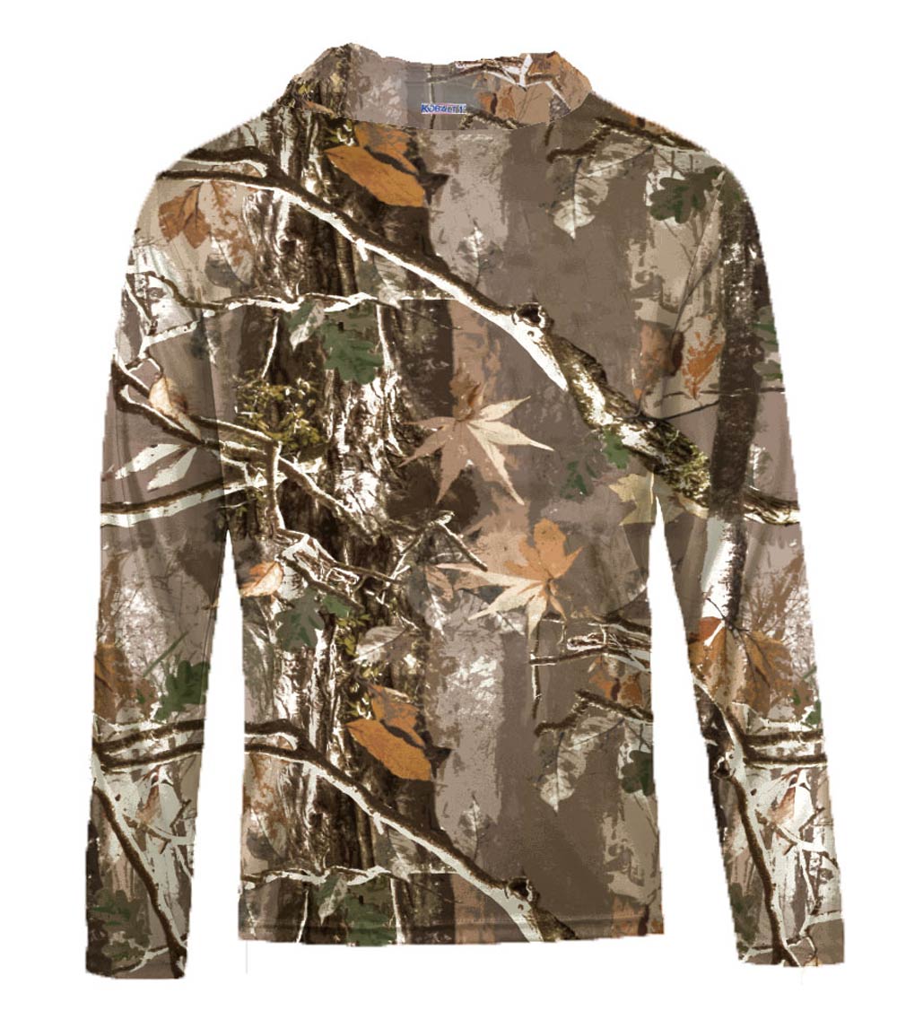 Men Performance Long Sleeve Hoodie Nature Graphic-7697609