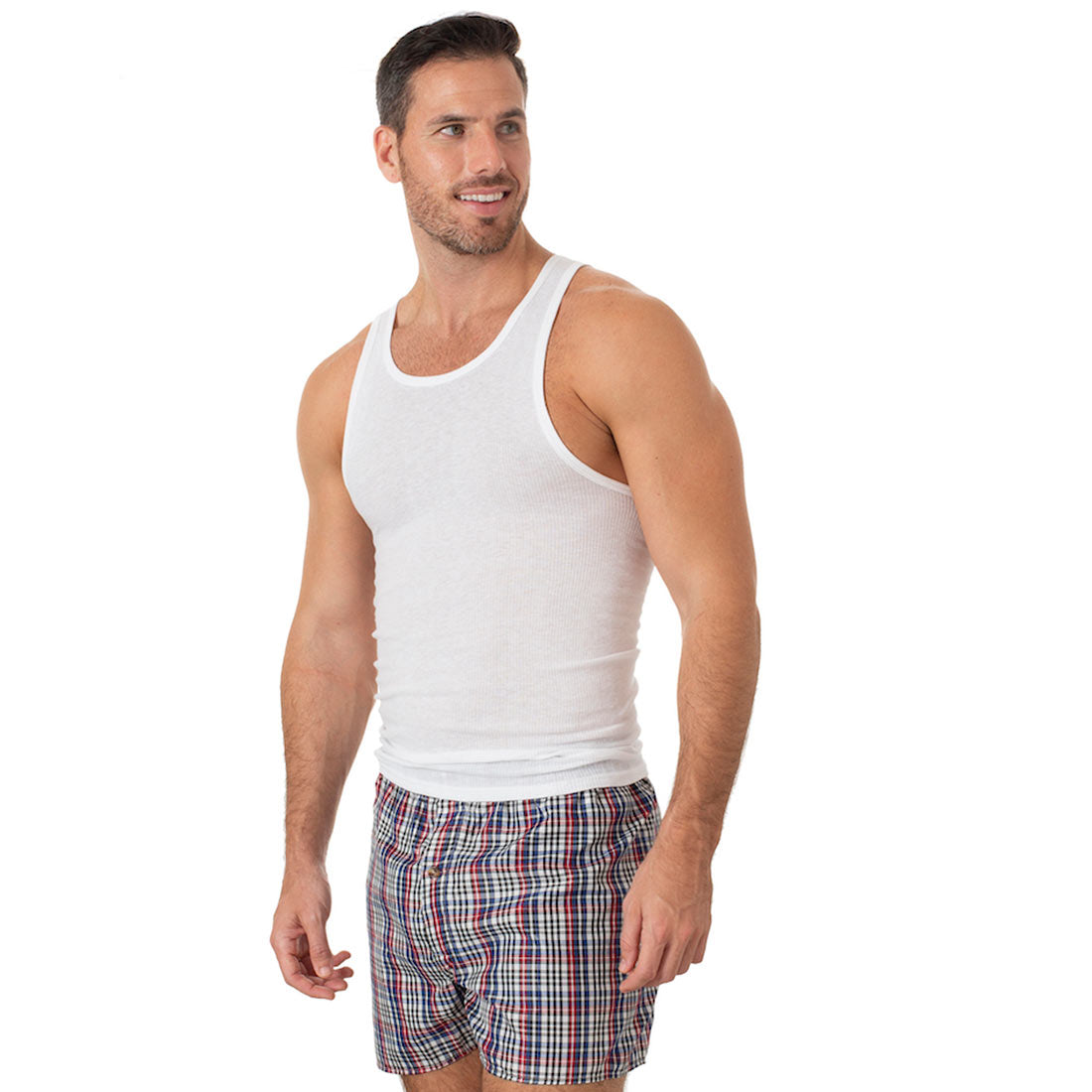 Camiseta de hombre - Paquete de 3, color blanco - 92501