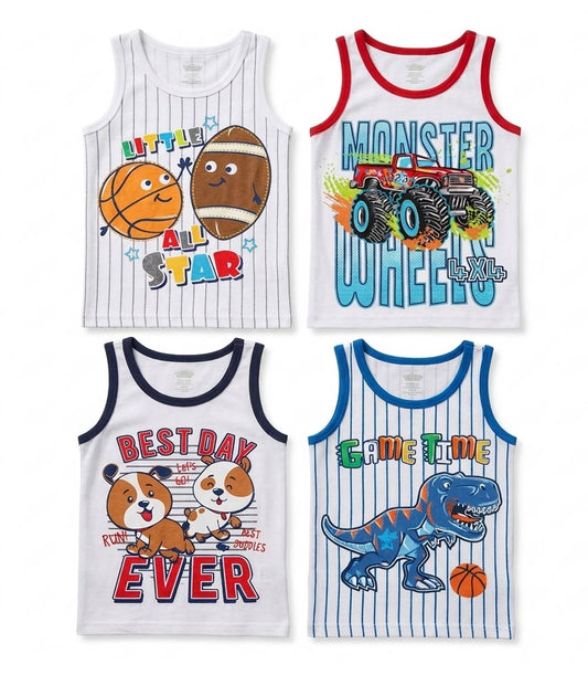 Camisetas de canastilla para niños - Talla: 12-24 meses (mínimo 4 tallas) - 0000801