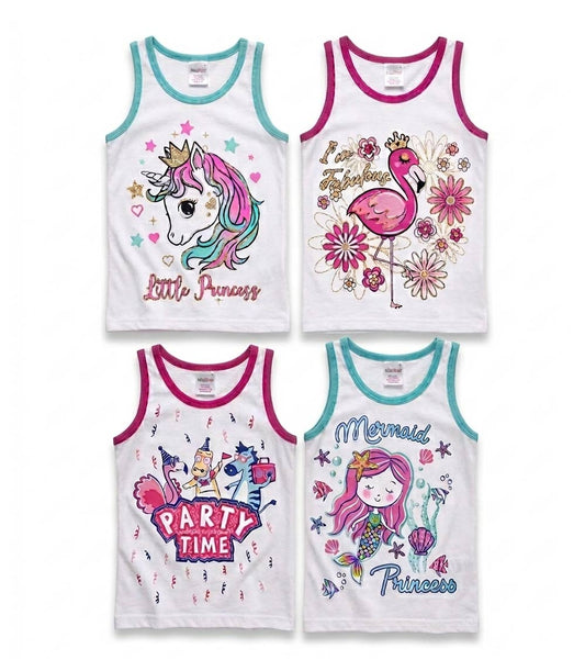 Tops de canastilla para niñas - Talla: 12-24 meses (mínimo 4 tallas) - 0000901