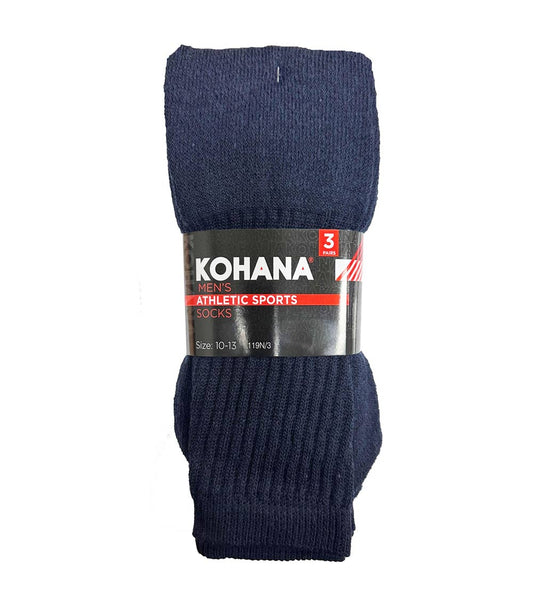 Socks - 10-13 Navy Tube Socks - 119N-3