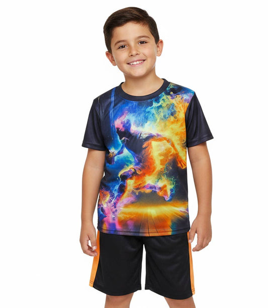 S1OPE Top Basketball Player Screen w Mesh Athletic Shorts-1339102