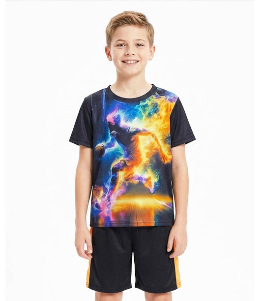 S1OPE Top Basketball Player Screen w Mesh Athletic Shorts-1339104