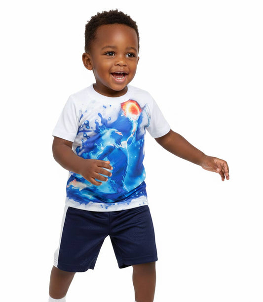 S1OPE Basketball Player Screen Top w Mesh Athletic Shorts-1343902