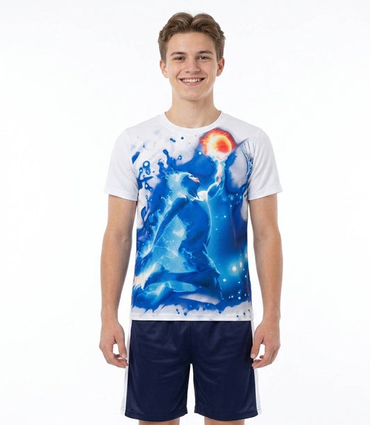 S1OPE Basketball Player Screen Top w Mesh Athletic Shorts-1343988