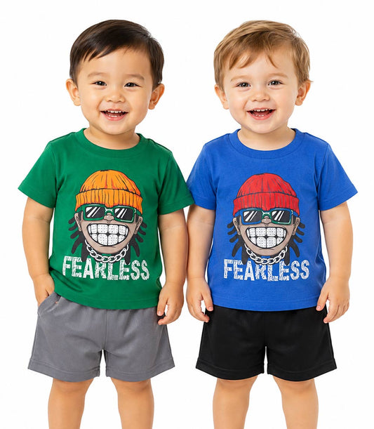 Pantalones cortos deportivos con estampado de oso irreal de la parte superior de la camiseta S1OPE - 1369702