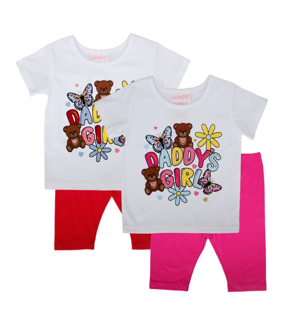 Conjunto de top y leggings estilo biker de Mama's Mini Pink para niña - 2294001