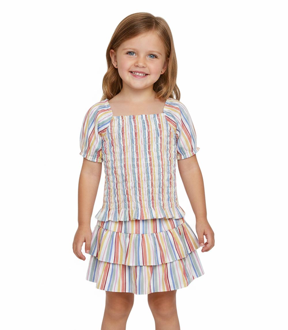 Girls Pink Vestido rosa con capucha para niña - 3289002