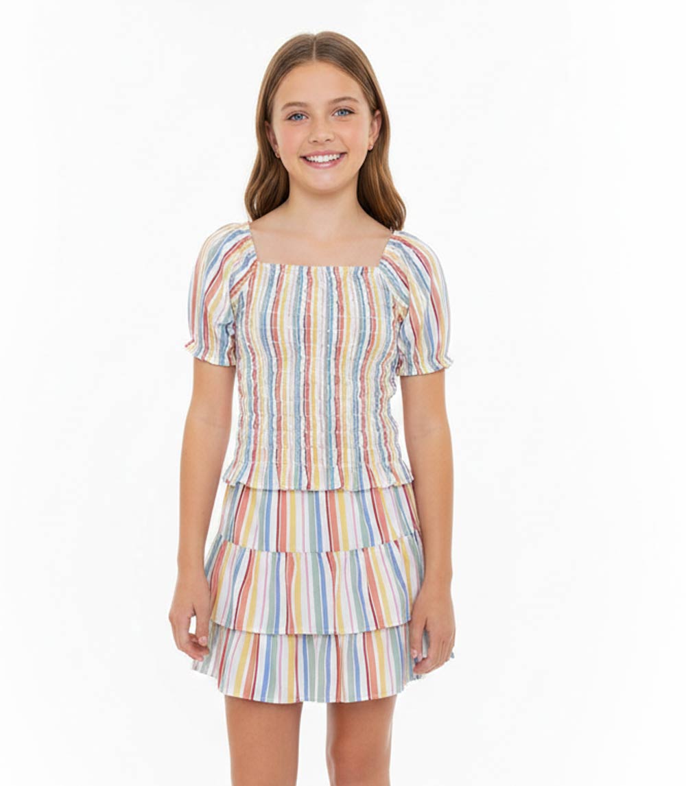 Girls Pink Vestido rosa con capucha para niña - 3289002