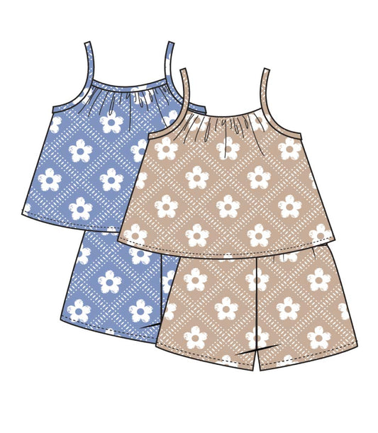GIRLS PINK Textured Woven Short Set - 2801402