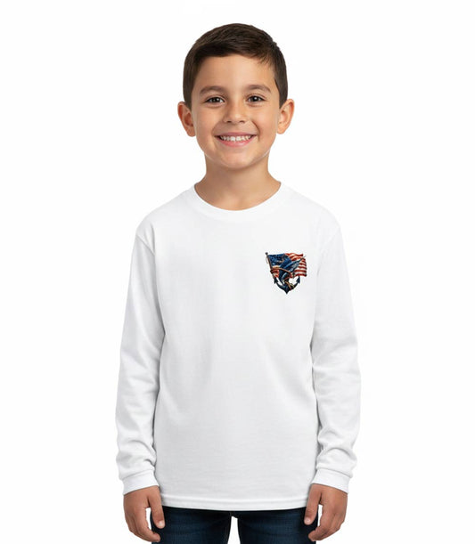 Camiseta de rendimiento para niños con estampado de pez marlín - 7665002
