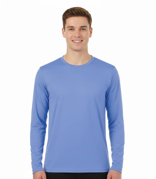 Performance L/S Crew Neck Caroline Blue - 7600309