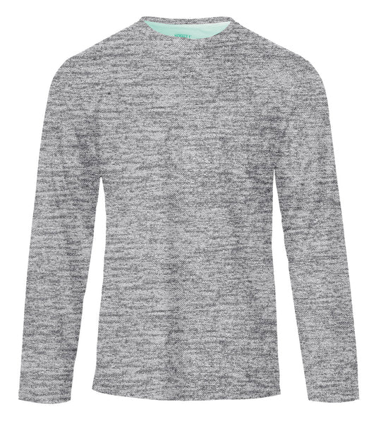 Performance L/S Crew Neck Heather Grey - 7610009