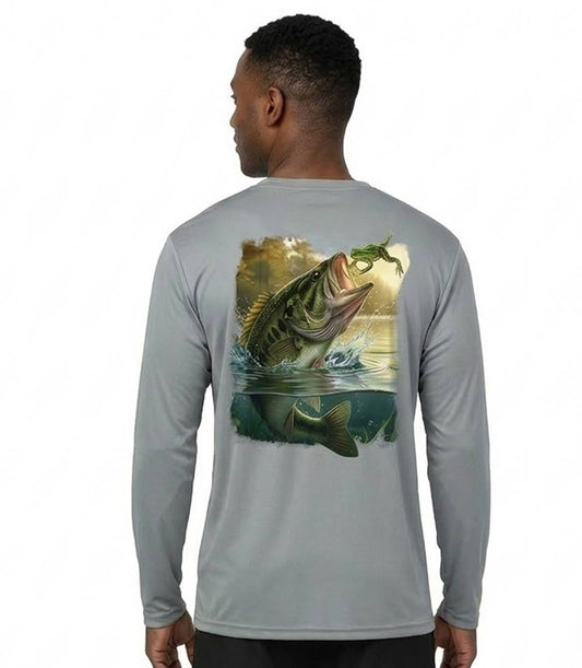 Men Performance L/S Top Fish Design - 7612709