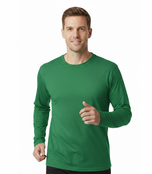 Performance L/S Crew Neck Kelly Green - 7624809