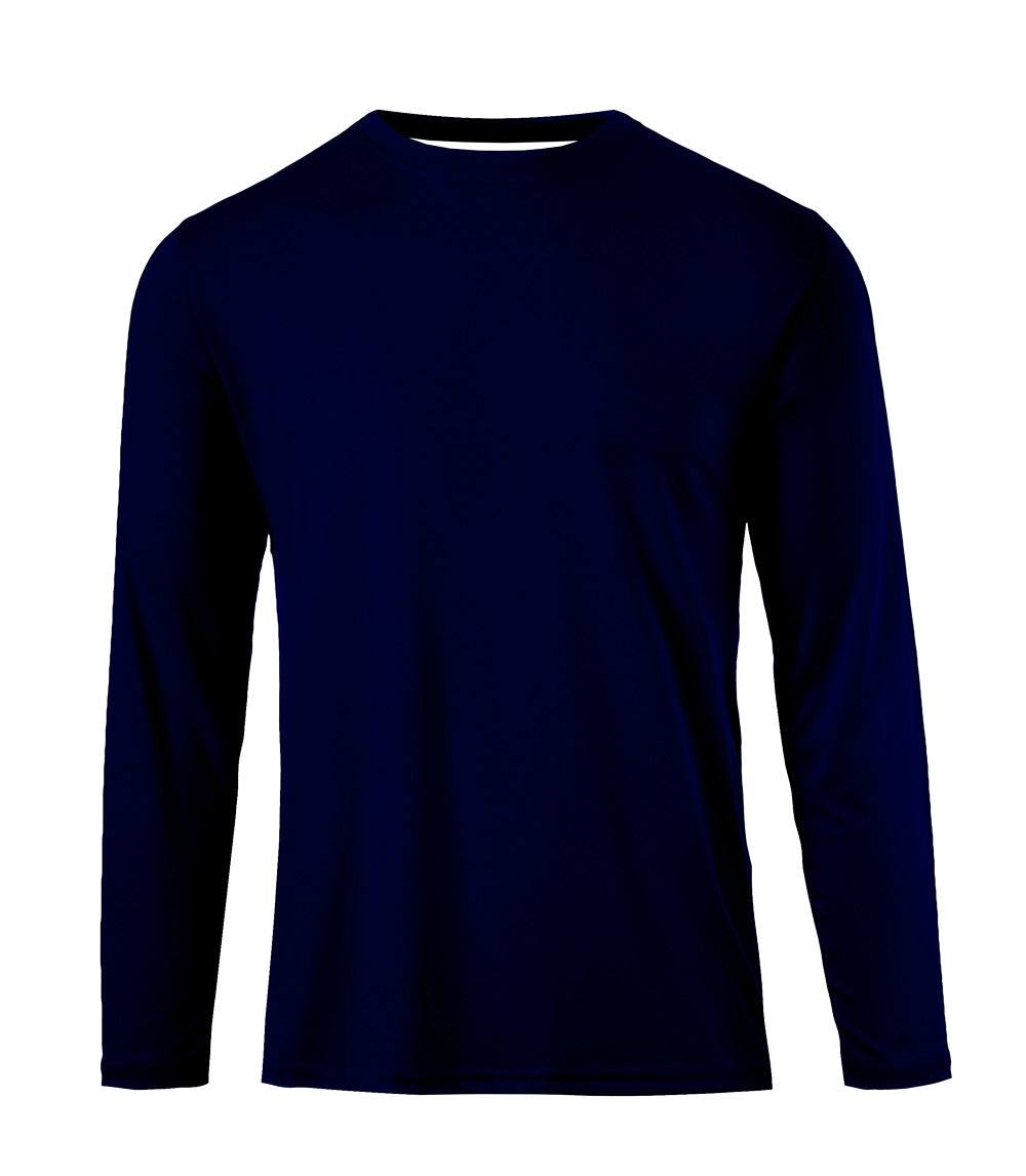 Boys Performance L/S Crew Neck Navy - 7656102