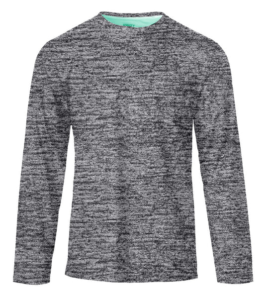 Performance L/S Crew Neck Heather Charcoal - 7668909