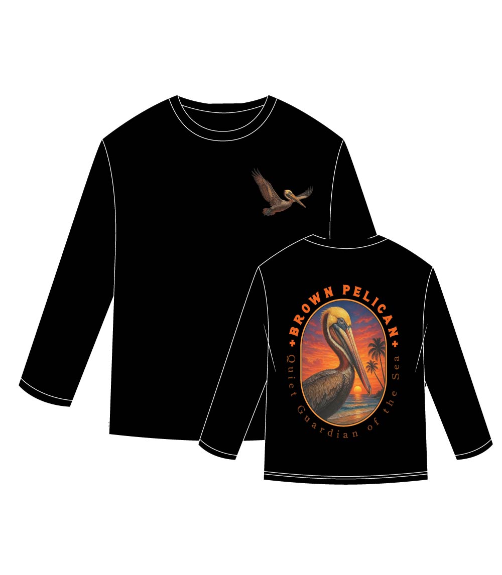 Men Performance L/S Top with Pelican Design - 7671809