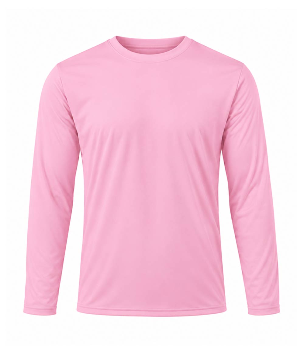 Performance L/S Crew Neck Classic Pink Color - 7679109