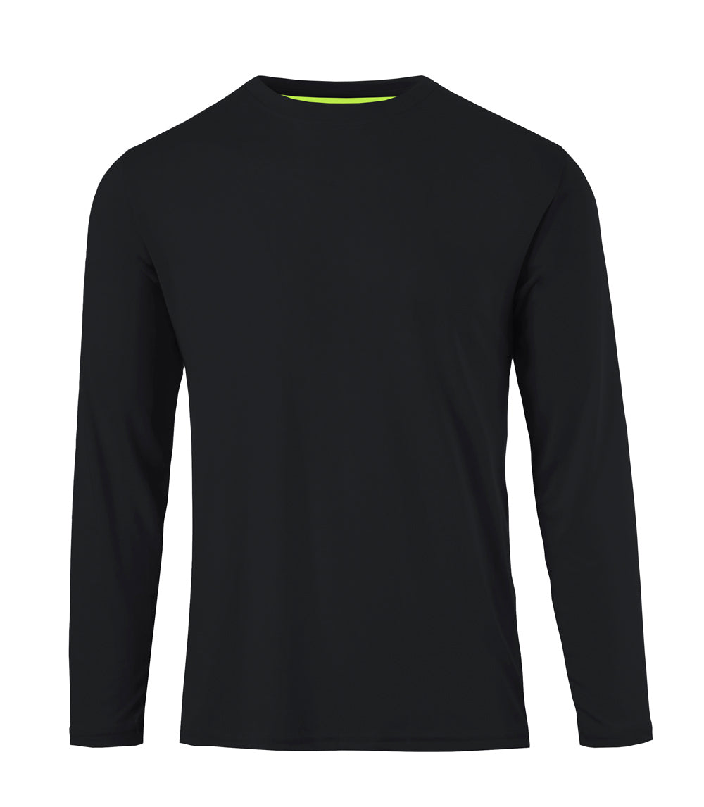 Boys Performance L/S Crew Neck Charcoal - 7682704