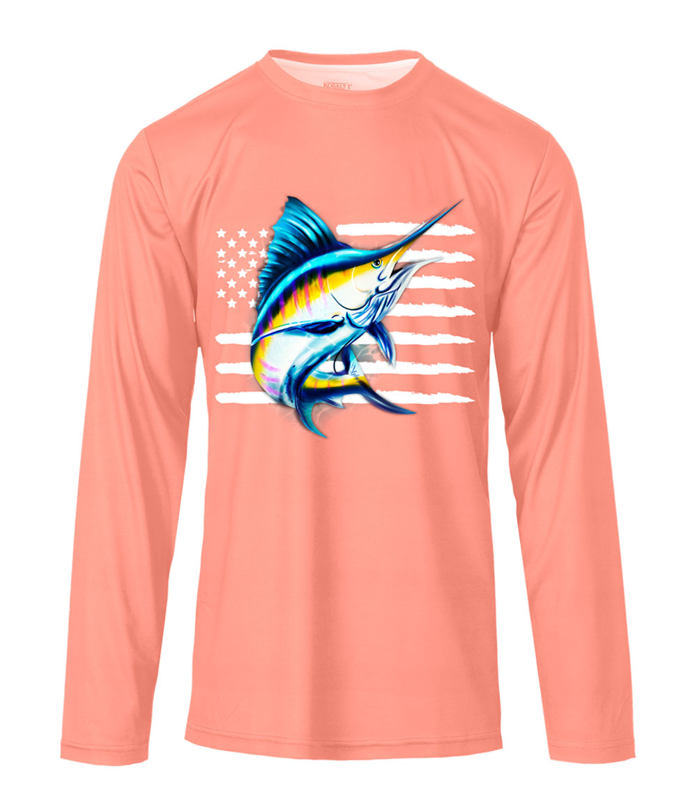 Boys' Performance Top Marlin Fish Graphic -7686304