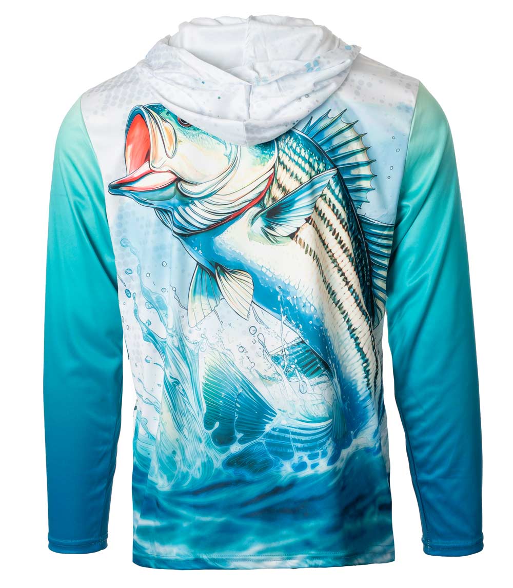 Men Performance Hoodie Top Fish Graphic-7691609