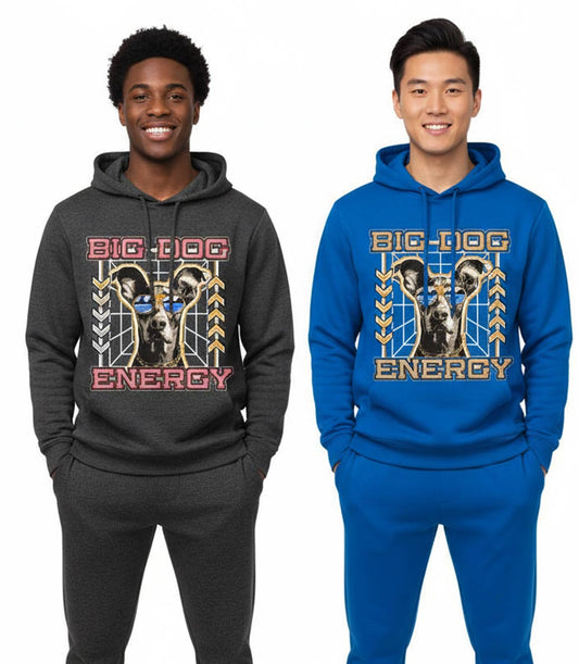 Boys 8-14 Doberman Hoodie & Jogger Set – S1OPE “Big Dog Energy” (Style 8128088)