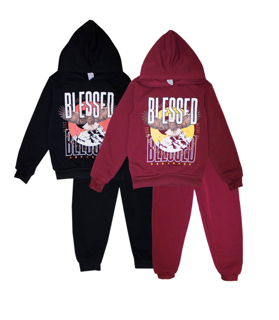 Little Boys 4-7 Doberman Hoodie & Jogger Set – S1OPE “Big Dog Energy” - 8128004 main image 0