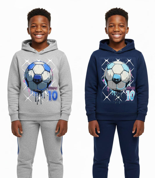 Little Boys 4-7 Basketball Drip Hoodie & Jogger Set – S1OPE Pullover (Style 8199004)