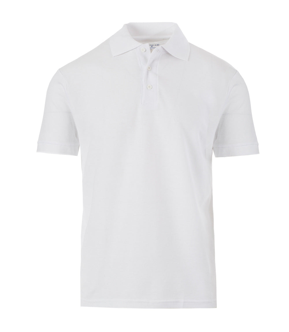 BUY Pique Polo White Tanvir S-XL Online From Hemisphere Worldwide Sales ...